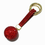 98681, BALL BLING CRYSTAL EMBELLISHED KEYCHAIN