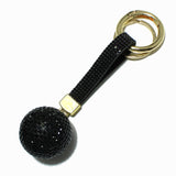 98681, BALL BLING CRYSTAL EMBELLISHED KEYCHAIN