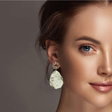 Western Turquoise Stone Dangle Earring - view 2
