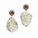 Western Turquoise Stone Dangle Earring - view 4