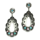 Western Textured Teardrop Dangle Earring - view 2