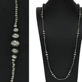 60" Navajo Beaded Long Necklace - view 2
