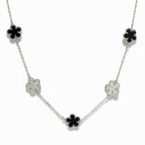 98888, FLOWER DELICATE STATION NECKLACE