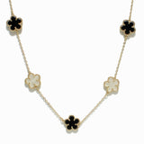 98888, FLOWER DELICATE STATION NECKLACE