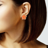 98889, FLOWER STUD EARRING