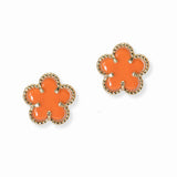 98889, FLOWER STUD EARRING