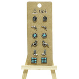 Western Theme Stud Earring SET