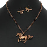 Western Horse Pendant Necklace - view 2