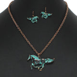 Western Horse Pendant Necklace - view 3