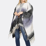 98983, LACE TEXTURE OMBRE CAPE