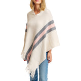99001, STRIPE SOFT PONCHO