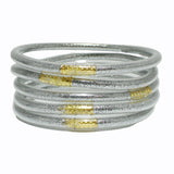 99079, GLITTER JELLY TUBE MULTI LAYERED BRACELET SET