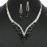 99083, CRYSTAL RHINESTONE NECKLACE SET
