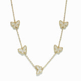 99277, BUTTERFLY DELICATE STATION NECKLACE