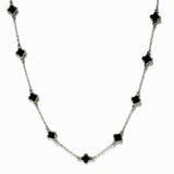 Dainty Clover Station Necklace - view 2