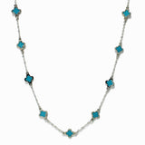 Dainty Clover Station Necklace - view 7