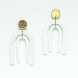 Double Arch Metal Dangle Earring - view 7