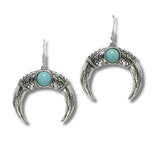 Western Horn Dangle Earring - view 3