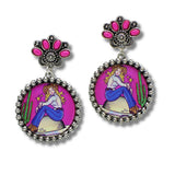 Western Cosmic Cowgirl Dangle Earring - view 2