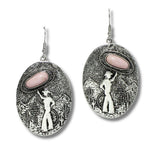 Western Cowboy Theme Dangle Earring