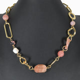 99394, SEMI PRECIOUS STONE WITH BEADED NECKLACE