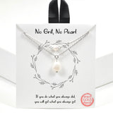 99500, GOLD DIPPED, " NO GRIT, NO PEARL" FRESHWATER PEARL DOUBLE LAYERED NECKLACE