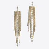 99566, CRYSTAL RHINESTONE DROP DANGLE EARRING
