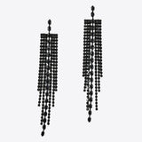 99566, CRYSTAL RHINESTONE DROP DANGLE EARRING