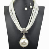 99665, PEARL CHARM BEADED NECKLACE