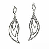 Textured Metal Dangle Earring - view 3