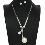 99737, PEARL ACCENT DOUBLE STRAND NECKLACE