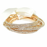 099771, CRYSTAL RHINESTONE STRETCH BRACELET SET