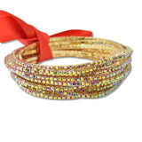 99771, CRYSTAL RHINESTONE STRETCH BRACELET SET