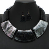 99812, GEOMETRIC CELLULOID ACETATE NECKLACE