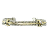108583, 14K GOLD PLATED DESIGNER INSPIRED CUFF BRACELET
