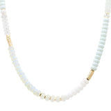 107873, AGATE STONE BEADED NECKLACE