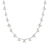 108555, DAINTY PEARL CHANDELIER NECKLACE
