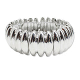 108079, GEOMETRIC SHAPED METAL STRETCH BRACELET