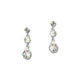 Square Teardrop Crystal Drop Earrings – Silver/Clear · FE1740-SCRY_IJ _DSC8384