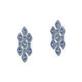 Marquise Rhinestone Cluster Statement Earrings – Silver/Lt.Blue · FE1978-SLTSA_IJ _DSC8387