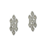 Marquise Rhinestone Cluster Statement Earrings – Silver/Clear · FE1978-SCRY_IJ _DSC8390