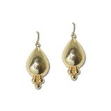 Sculpted Teardrop Earrings – Gold · EW3611GD_WT _DSC8444
