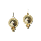 Hammered Sphere Drop Earrings – Gold · EW3612GD_WT _DSC8445