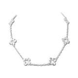 Open Quatrefoil Station Necklace – Silver · NW3640SV_WT _DSC8487