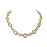 Textured Oval Link Chain Necklace – Gold · NW72640GD_WT _DSC8492