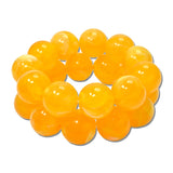 Marbled Bead Double Strand Stretch Bracelet – Mustard · MBR5778MD_PK _DSC8624