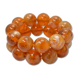Marbled Bead Double Strand Stretch Bracelet – Brown · MBR5778BR_PK _DSC8625