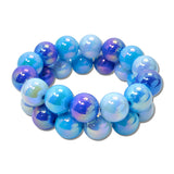Iridescent Round Bead Stretch Bracelet Set – Blue Multi · MBR5777BLMU_PK _DSC8630