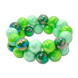 Iridescent Round Bead Stretch Bracelet Set – Green Multi · MBR5777GRMU_PK _DSC8632