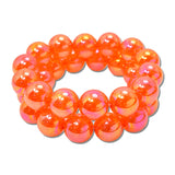 Crackled Acrylic Bead Stretch Bracelet Set – Orange · MBR5785OR_PK _DSC8635